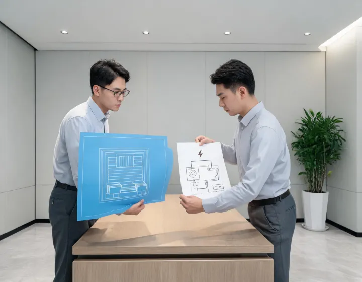 Business buyer reviewing sauna installation conditions